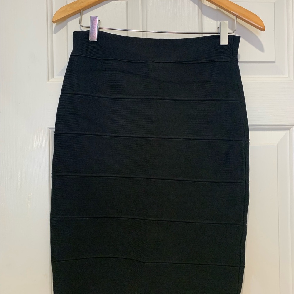 BCBG Black Pencil Skirt